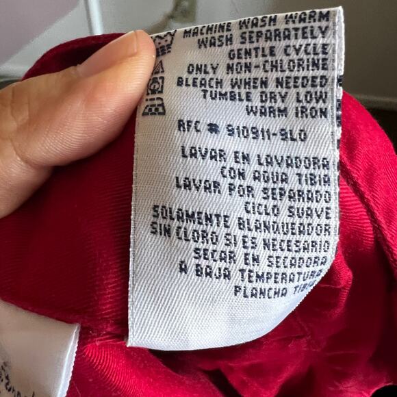 Bobbie Brooks Red Teacher‎ Embroidered Shirt, Whimsical Retro Vintage 14W/18W - Picture 5 of 5